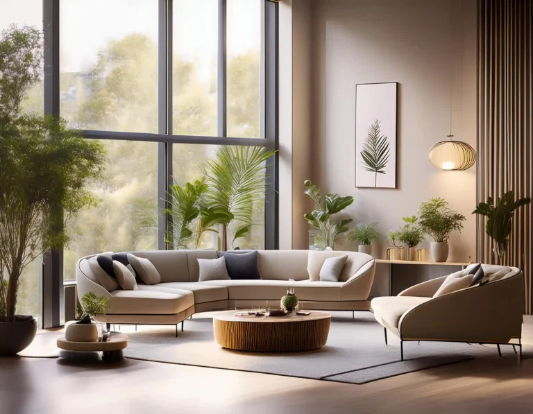 modern lounge area interior design kannur