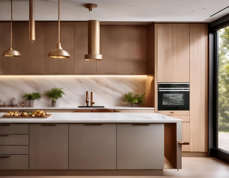 stylish and modern kitchen interior kannur